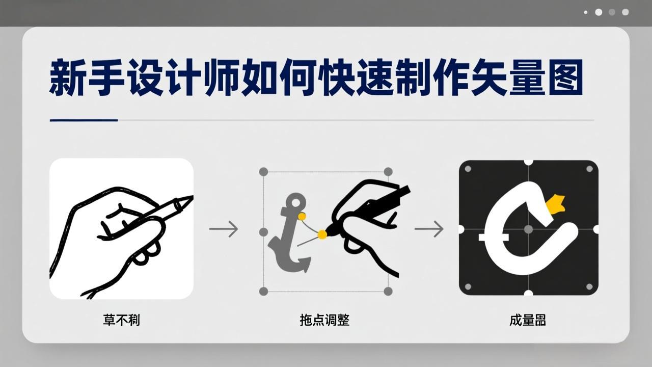 新手小白怎么制作矢量图最简单