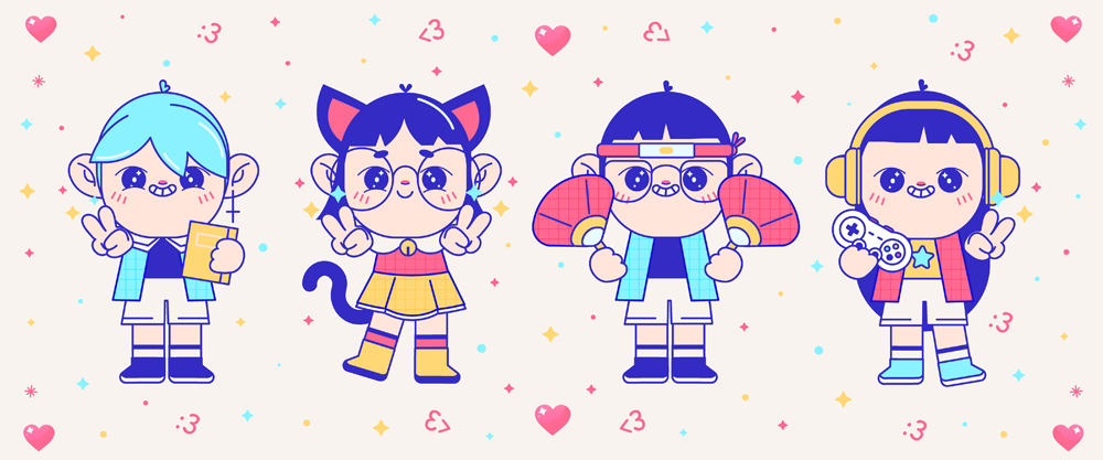 卡通动漫图片转矢量图