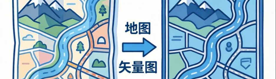 怎么将JPG平面地图转矢量图导出文件