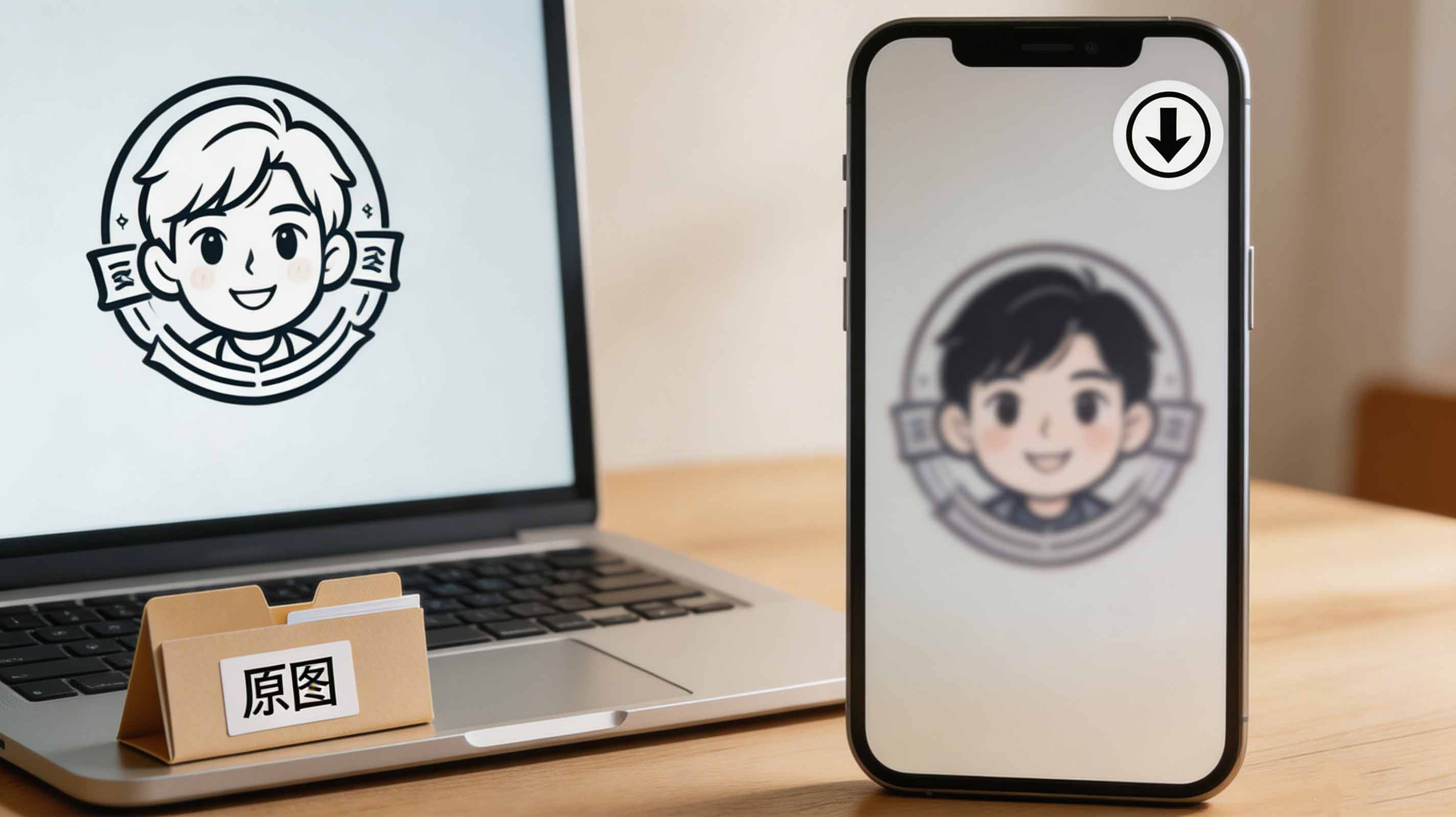 抖音/小红书头像Logo模糊怎么变清晰