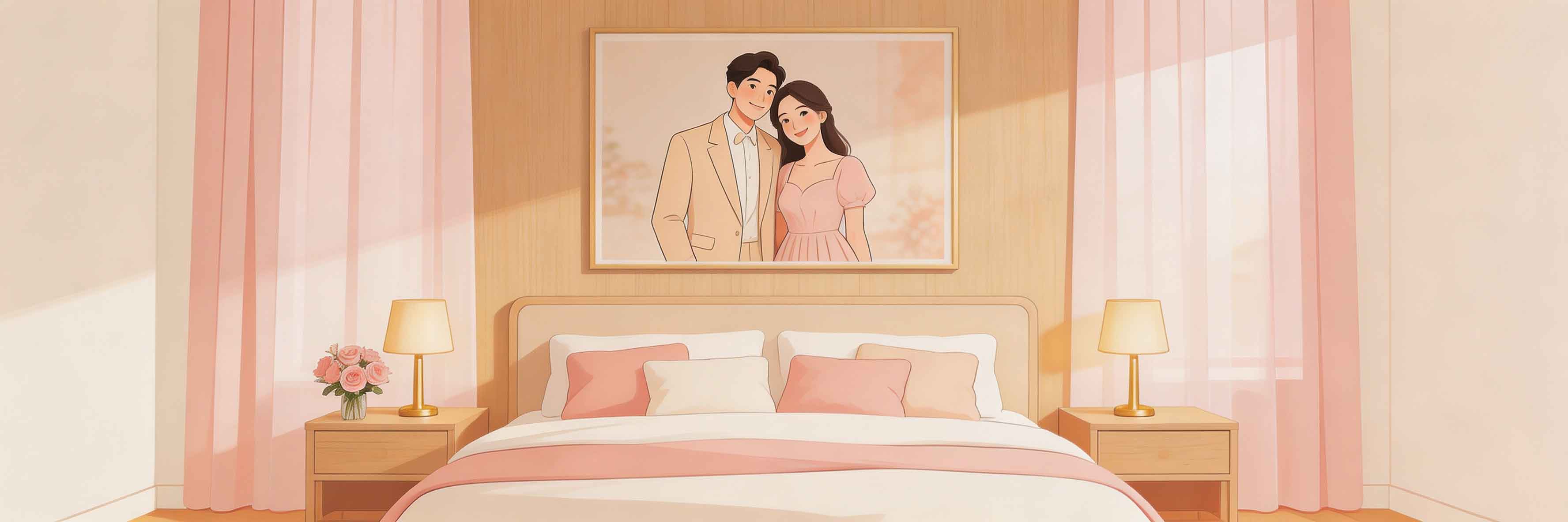 婚纱照不清晰怎么调清晰？AI在线放大变高清