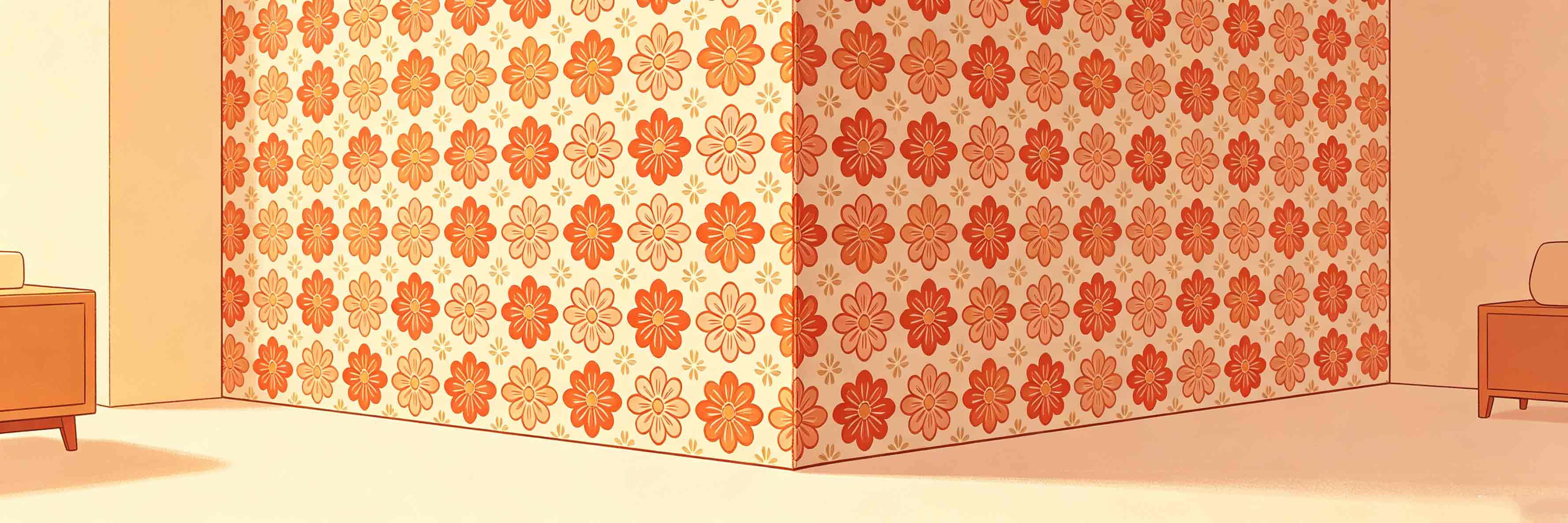 满铺墙纸图案怎么生成？客户只给一个花型